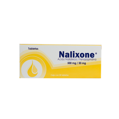 Nalixone 500mg/50mg. 20 tablets