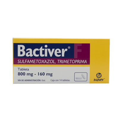 Bactiver F 800 mg./160 mg. 14 tablets