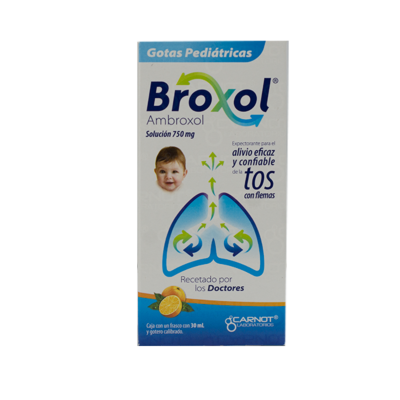 Broxol pediatric drops 30 ml.