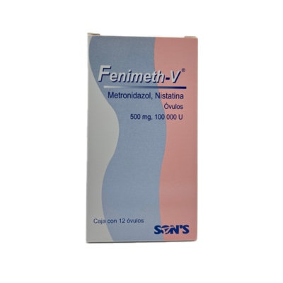 Fenimeth-V 500 mg./100,000 U 12 ovules