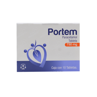 Portem 750 mg. 10 tablets