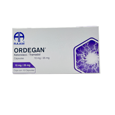 Ordegan 10 mg./25 mg. 10 capsules