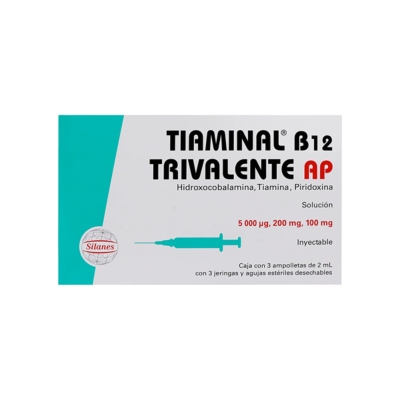 TIAMINAL B12 AP  C/ 3 AMP SILANES