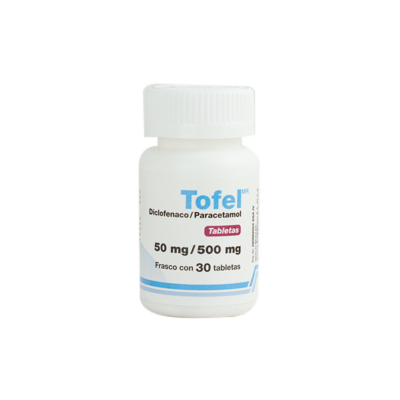 Tofel 50 mg./500 mg. 30 tablets