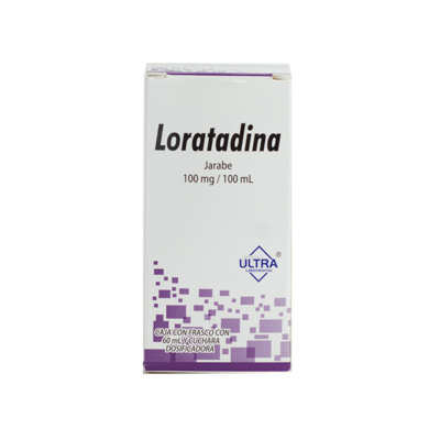 Loratadine 100 mg. Suspension 60 ml.