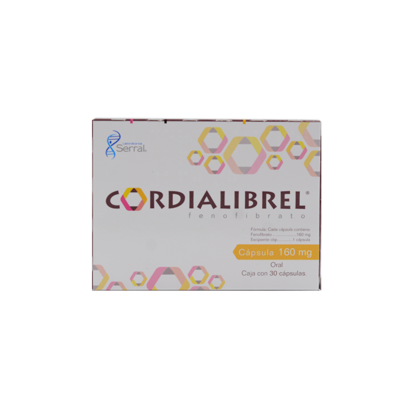 Cordialibrel 160 mg. 30 capsules