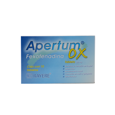 Apertum-OX 120 mg. 10 tablets