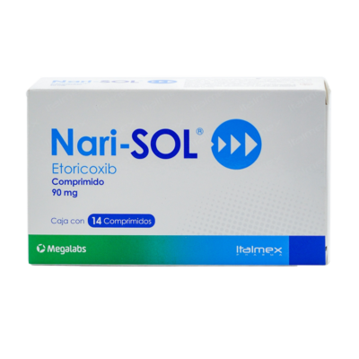 Nari-SOL 90 mg. 14 tablets