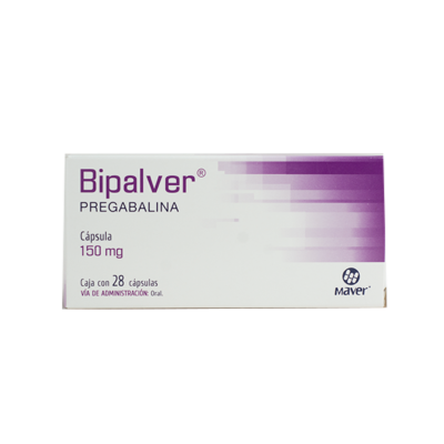 Bipalver 150 mg. 28 capsules
