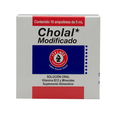 CHOLAL MODIFICADO 5 ML C/ 10 AMP ITALMEX