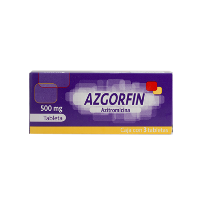 Azgorfin 500 mg. 3 tablets