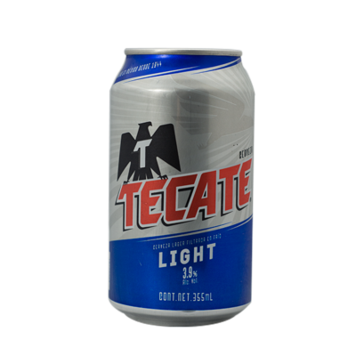 Tecate Light Beer 355 ml. Can.