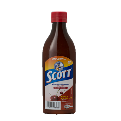 Scott emulsion 200 ml. cherry flavor