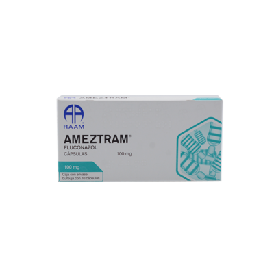 Ameztram 100mg. 10 capsules