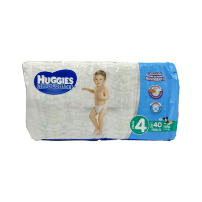 Huggies UltraConfort Child Diaper Size 4 9/12 40 pcs.