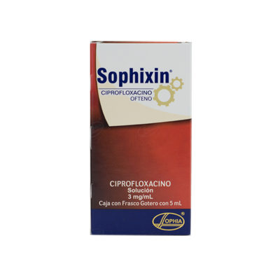 SOPHIXIN OFTENO 3MG/ ML C/ 5 ML GOTAS SOPHIA