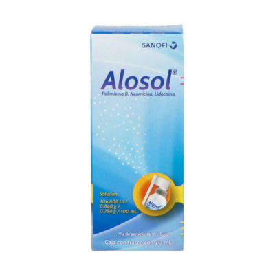 Alosol Oropharyngeal oral solution 20 ml.
