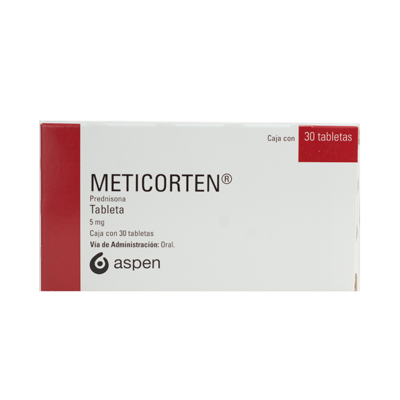 Meticorten 5 mg. 30 tablets