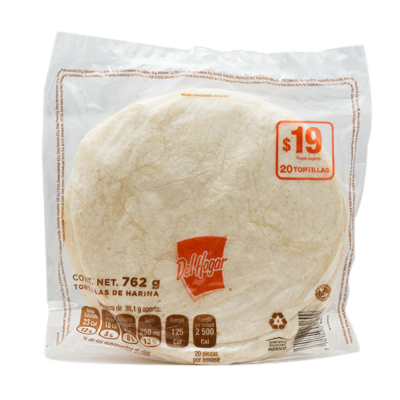 Homemade Flour Tortillas 762 gr.