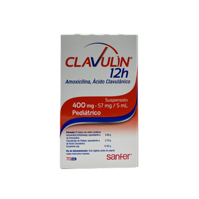 Clavulin pediatric suspension 70 ml.