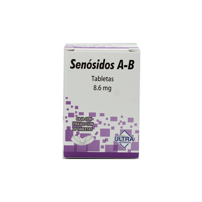 SENOSIDOS A-B 8.6 MG C/ 20 TAB ULTRA LABORATORIOS - Farmacias Roma