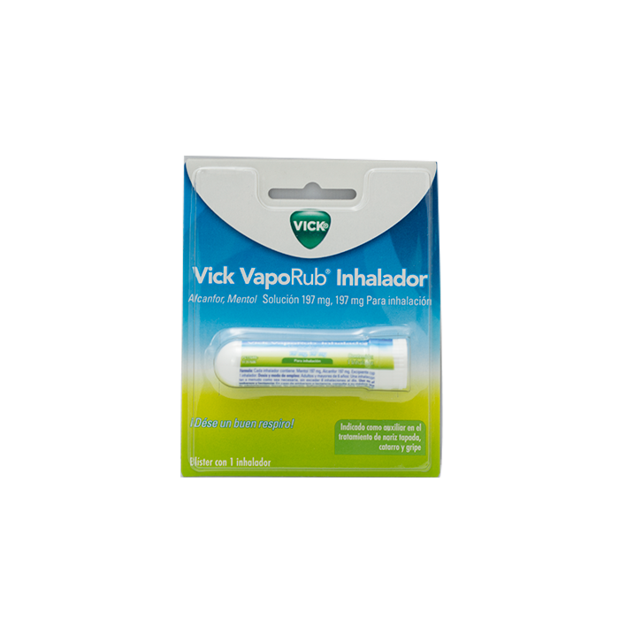 Farmacias del Ahorro  Vick VapoRub Inhalador nasal 1 pieza