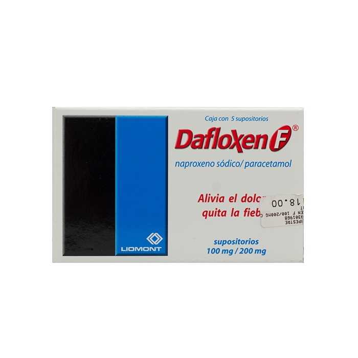 Dafloxen F 100200 Mg C 5 Sup Liomont Farmacias Roma 9342