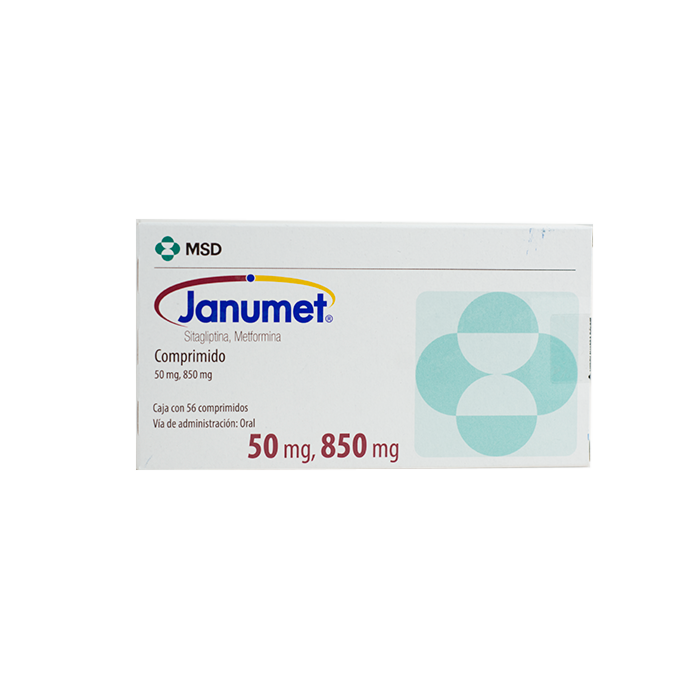 JANUMET 50/850 MG C/ 56 TAB MSD Farmacias Roma