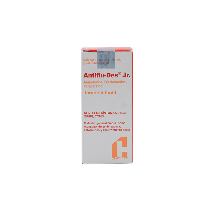 ANTIFLU-DES JR .500/.020/3 G C/ 60 ML JBE CHINOIN - Farmacias Roma