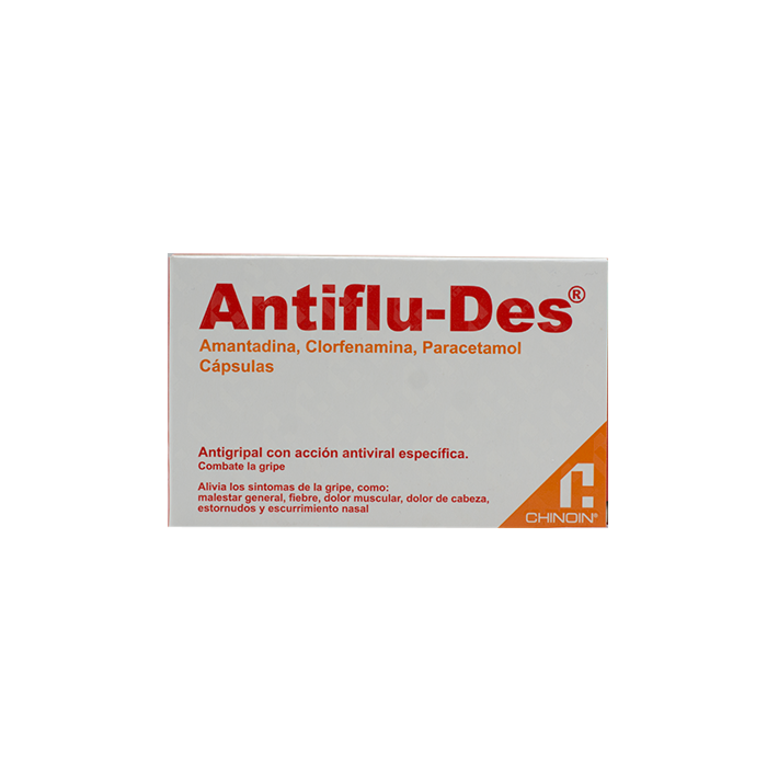 ANTIFLU-DES 50/3/300 MG C/ 24 CAP CHINOIN - Farmacias Roma